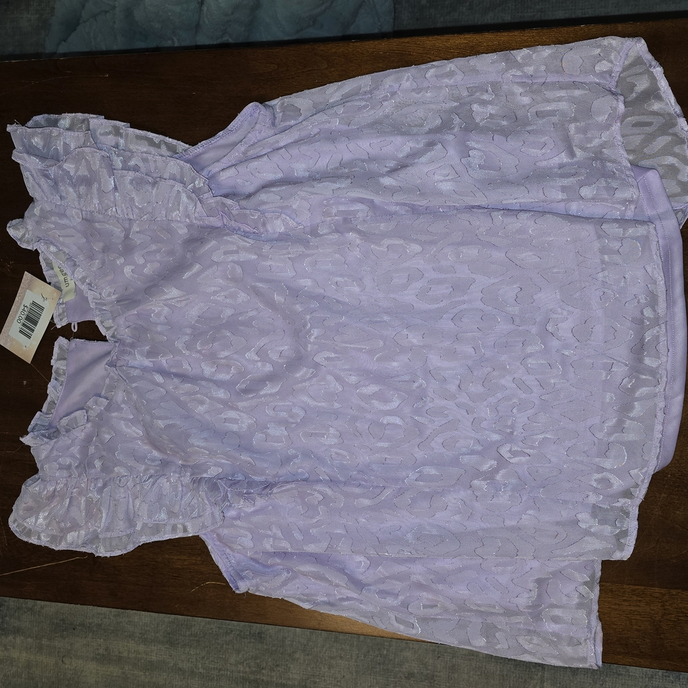 Lavender Lace Blouse